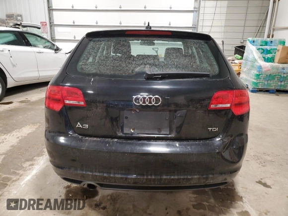 2011 Audi A3 2.0 TDI Premium Plus with VIN WAUKJAFM3BA120648, listed as a Copart auction lot 84625724 with 154,763 mi miles and Salvage Title. Bid and sale history available at carsss.com. Image 6.