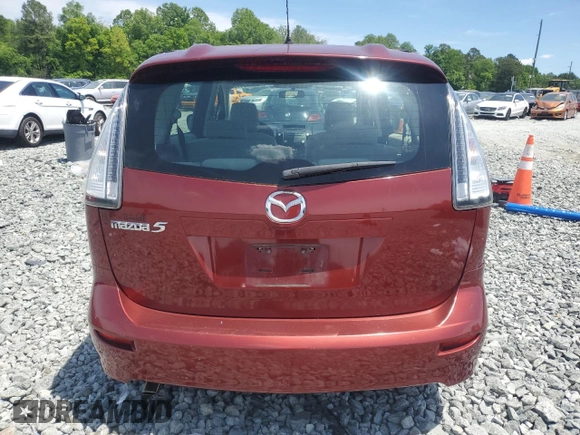 2009 Mazda 5 Sport with VIN JM1CR293X90338238, listed as a Copart auction lot 56184135 with 175,105 mi miles and Clean Title. Bid and sale history available at DreamBid. Image 6.