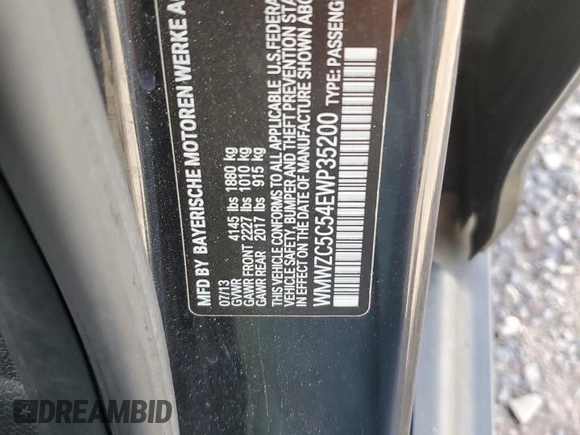 2014 MINI Countryman S с VIN WMWZC5C54EWP35200, выставлен на аукционе Copart как лот 56168815 с пробегом 115 343 миль миль и Чистый • Clean title. История ставок и продаж доступна на DreamBid. Изображение 12.