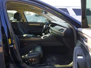 2021 Genesis G90 Ultimate with VIN KMTF54PH4MU085164, listed as a IAAI auction lot 41702570 with 27,794 mi miles and . Bid and sale history available at carsss.com. Image 5.