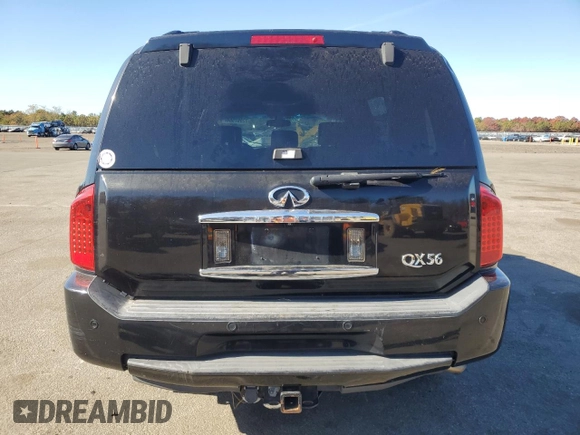 2004 Infiniti QX56 with VIN 5N3AA08C54N812468, listed as a Copart auction lot 77897554 with 0 mi miles and Salvage Title. Bid and sale history available at carsss.com. Image 6.