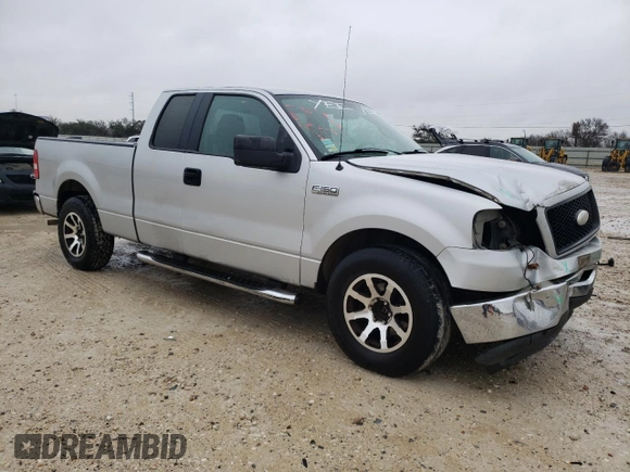 2006 Ford F-150 XL with VIN 1FTPX12V66FB44943, listed as a Copart auction lot 44979065 with 304,690 mi miles and Salvage Title. Bid and sale history available at carsss.com. Image 4.