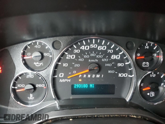 2013 Chevrolet Express Cargo Van with VIN 1GCWGGCAXD1156632, listed as a Copart auction lot 42946155 with 293,180 mi miles and Clean Title. Bid and sale history available at carsss.com. Image 9.
