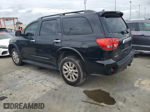2010 Toyota Sequoia Platinum with VIN 5TDYY5G15AS026860, listed as a Copart auction lot 75081684 with 173,455 mi miles and Non Repairable. Bid and sale history available at carsss.com. Image 2.