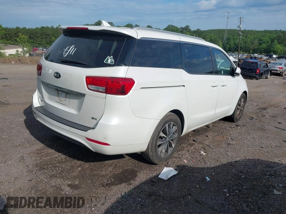2016 Kia Sedona SX with VIN KNDMC5C12G6141461, listed as a IAAI auction lot 42200862 with 183,859 mi miles and . Bid and sale history available at carsss.com. Image 4.