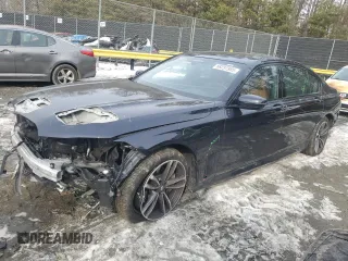 2021 BMW 7 Series 750i xDrive with VIN WBA7U2C09MCE50311, listed as a Copart auction lot 88297955 with 54,694 mi miles and Salvage Title. Bid and sale history available at carsss.com. Image 1.