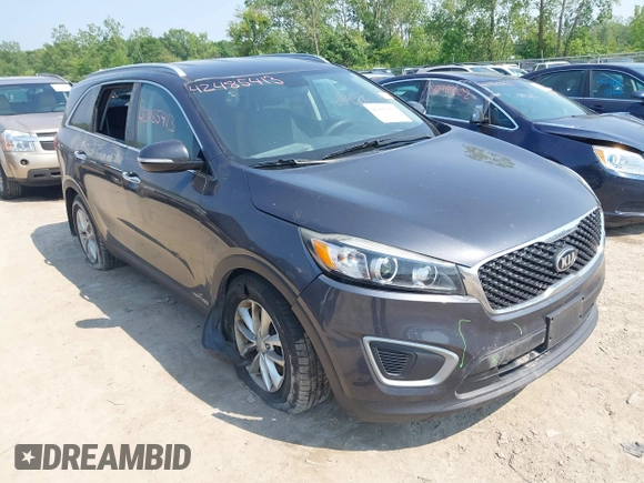 2017 Kia Sorento LX with VIN 5XYPGDA54HG224387, listed as a IAAI auction lot 42485413 with 69,159 mi miles and . Bid and sale history available at DreamBid. Image 1.