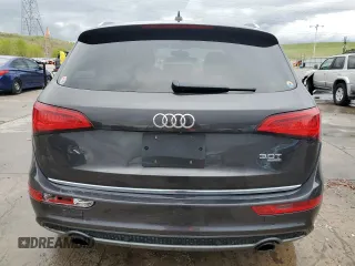 2015 Audi Q5 Premium Plus with VIN WA1DGAFP4FA019249, listed as a Copart auction lot 55855715 with 102,122 mi miles and Salvage title. Bid and sale history available at DreamBid. Image 6.
