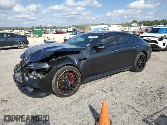 2022 Mercedes-Benz AMG GT 53 с VIN W1K7X6BB7NA053040, выставлен на аукционе Copart как лот 82606224 с пробегом 24 813 миль миль и Списание • Salvage title. История ставок и продаж доступна на DreamBid. Изображение 1.