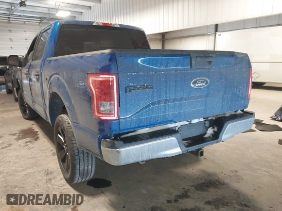 2017 Ford F-150 XL with VIN 1FTEW1CPXHKC39588, listed as a IAAI auction lot 41395138 with 140,989 mi miles and . Bid and sale history available at DreamBid. Image 3.