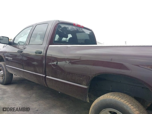 2005 Dodge Ram 2500 SLT with VIN 3D7KS28C55G753321, listed as a IAAI auction lot 41617859 with 292,480 mi miles. Bid and sale history available at carsss.com. Image 14.