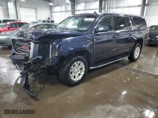 2019 GMC Yukon XL SLT with VIN 1GKS2GKC0KR302605, listed as a Copart auction lot 47455735 with NaN miles and Salvage Title. Bid and sale history available at carsss.com. Image 1.