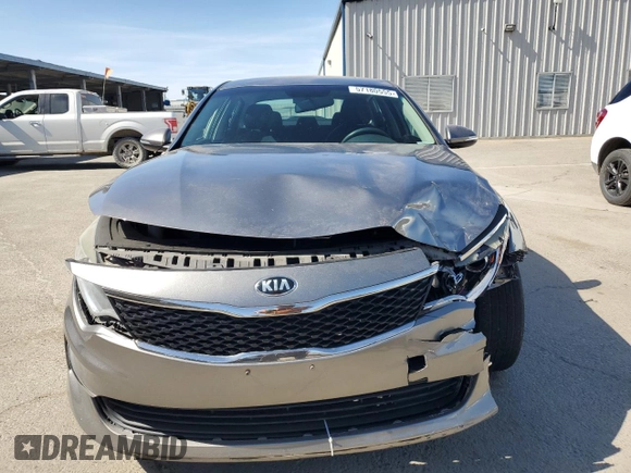 2017 Kia Optima LX with VIN 5XXGT4L38HG139046, listed as a Copart auction lot 57180555 with 105,007 mi miles and Clean title. Bid and sale history available at DreamBid. Image 5.