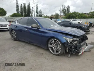 2017 Infiniti Q50 Sport z VIN JN1EV7AP6HM734340, wystawiony jako Copart lot #59717235 z przebiegiem 102 406 mil mil oraz Szkoda całkowita • Salvage title. Historia ofert i sprzedaży dostępna na DreamBid. Obrazek 4.