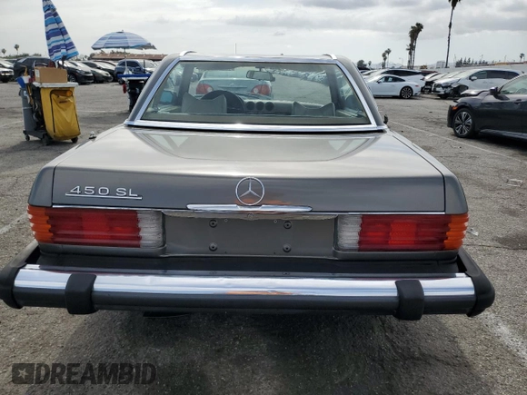 1978 Mercedes-Benz SL with VIN 10704412046380, listed as a Copart auction lot 56873355 with 81,564 mi miles and Clean title. Bid and sale history available at DreamBid. Image 6.