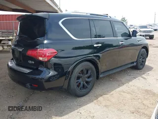 2012 Infiniti QX56 7-passenger with VIN JN8AZ2NEXC9015233, listed as a IAAI auction lot 42228817 with 110,020 mi miles and . Bid and sale history available at DreamBid. Image 4.
