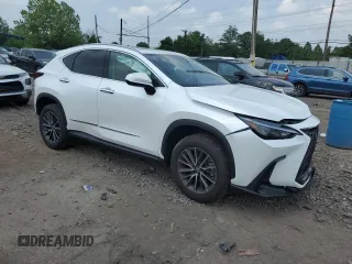 2025 Lexus NX 350 Premium with VIN 2T2GGCEZ4SC078868, listed as a Copart auction lot 59723595 with 1,311 mi miles and Salvage title. Bid and sale history available at DreamBid. Image 4.