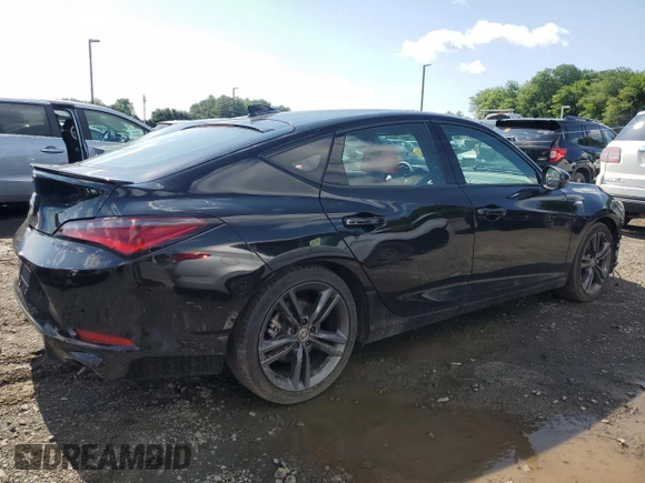 2024 Acura Integra Technology with VIN 19UDE4H62RA015403, listed as a Copart auction lot 60281775 with 14,563 mi miles and Salvage title. Bid and sale history available at DreamBid. Image 3.