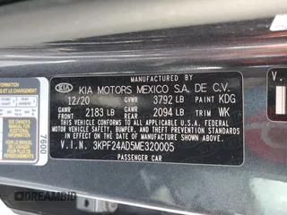 2021 Kia Forte FE with VIN 3KPF24AD5ME320005, listed as a Copart auction lot 67609154 with 24,948 mi miles and Salvage Title. Bid and sale history available at carsss.com. Image 12.