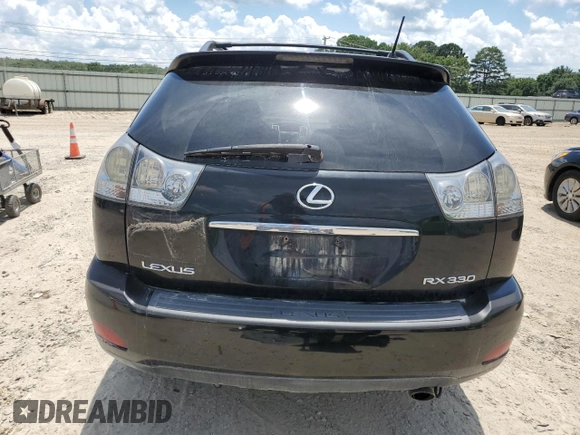 2006 Lexus RX 330 z VIN 2T2HA31U36C091567, wystawiony jako Copart lot #64073115 z przebiegiem 205 562 mil mil oraz Szkoda całkowita • Salvage title. Historia ofert i sprzedaży dostępna na DreamBid. Obrazek 6.