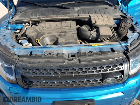 2018 Land Rover Range Rover Evoque SE Premium with VIN SALVC2RX2JH316861, listed as a Copart auction lot 75463674 with 70,199 mi miles and Salvage Title. Bid and sale history available at DreamBid. Image 12.