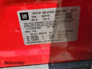 2015 Chevrolet Trax LT with VIN KL7CJLSB2FB173961, listed as a Copart auction lot 70960844 with 68,226 mi miles and Salvage Title. Bid and sale history available at carsss.com. Image 13.