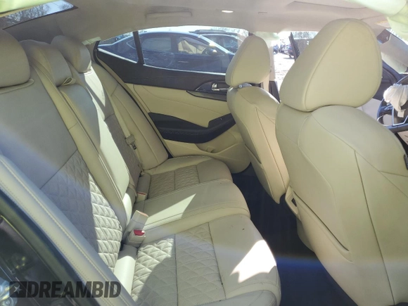2020 Nissan Maxima Platinum with VIN 1N4AA6FVXLC382344, listed as a Copart auction lot 45412945 with 35,809 mi miles and Salvage Title. Bid and sale history available at DreamBid. Image 11.