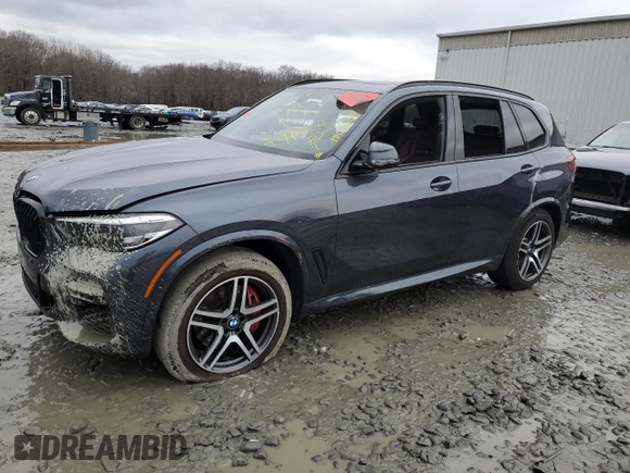 2021 BMW X5 z VIN NJ1541E, wystawiony jako Copart lot #37990264 z przebiegiem 18 321 mil mil oraz Szkoda całkowita • Salvage title. Historia ofert i sprzedaży dostępna na DreamBid. Obrazek 1.
