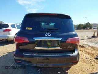 2011 Infiniti QX56 7-passenger with VIN JN8AZ2NF3B9503608, listed as a IAAI auction lot 41875603 with 215,051 mi miles. Bid and sale history available at carsss.com. Image 16.