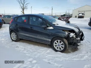 2011 Ford Fiesta SE with VIN 3FADP4EJ2BM216427, listed as a Copart auction lot 45675505 with 1 mi miles and Salvage Title. Bid and sale history available at carsss.com. Image 4.
