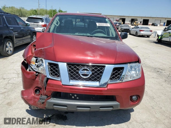2021 Nissan Frontier SV with VIN 1N6ED0EB6MN715066, listed as a Copart auction lot 56553125 with 45,948 mi miles and Salvage title. Bid and sale history available at DreamBid. Image 5.