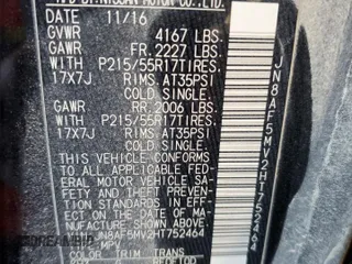2017 Nissan Juke SL with VIN JN8AF5MV2HT752464, listed as a Copart auction lot 45481195 with 91,573 mi miles and Salvage Title. Bid and sale history available at DreamBid. Image 13.