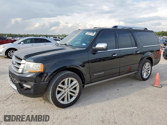 2017 Ford Expedition Max Platinum z VIN 1FMJK1LTXHEA41403, wystawiony jako Copart lot #65591195 z przebiegiem 209 842 mil mil oraz Szkoda całkowita • Salvage title. Historia ofert i sprzedaży dostępna na DreamBid. Obrazek 1.