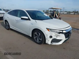 2019 Honda Insight EX with VIN 19XZE4F52KE029254, listed as a IAAI auction lot 42045653 with 75,420 mi miles and . Bid and sale history available at carsss.com. Image 1.