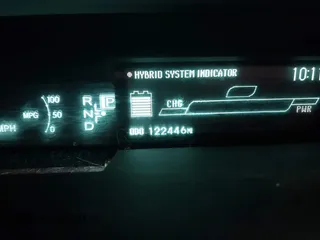 2010 Toyota Prius II with VIN JTDKN3DU6A0066434, listed as a IAAI auction lot 41848392 with 122,446 mi miles. Bid and sale history available at carsss.com. Image 7.