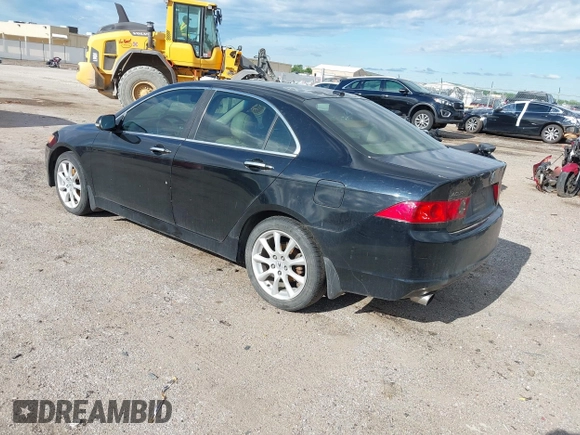 2006 Acura TSX with VIN JH4CL968X6C033437, listed as a IAAI auction lot 42160725 with 168,429 mi miles. Bid and sale history available at carsss.com. Image 3.