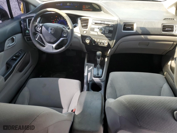 2013 Honda Civic Sdn LX with VIN 19XFB2F50DE080819, listed as a Copart auction lot 51474275 with 176,063 mi miles and Salvage Title. Bid and sale history available at carsss.com. Image 8.