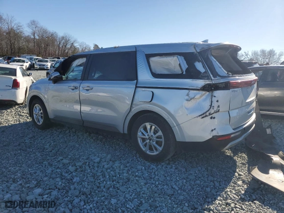 2023 Kia Carnival LX with VIN KNDNB4H35P6254056, listed as a Copart auction lot 87619955 with 0 mi miles and Salvage Title. Bid and sale history available at carsss.com. Image 2.