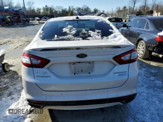 2016 Ford Fusion Titanium with VIN 3FA6P0K93GR287108, listed as a Copart auction lot 87905495 with 91,184 mi miles and Salvage Title. Bid and sale history available at DreamBid. Image 6.