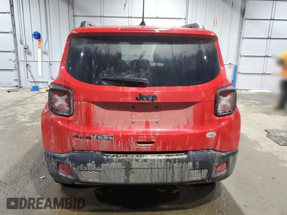 2018 Jeep Renegade Altitude with VIN ZACCJBBB7JPH21173, listed as a Copart auction lot 46781825 with 105,067 mi miles and Salvage title. Bid and sale history available at DreamBid. Image 6.