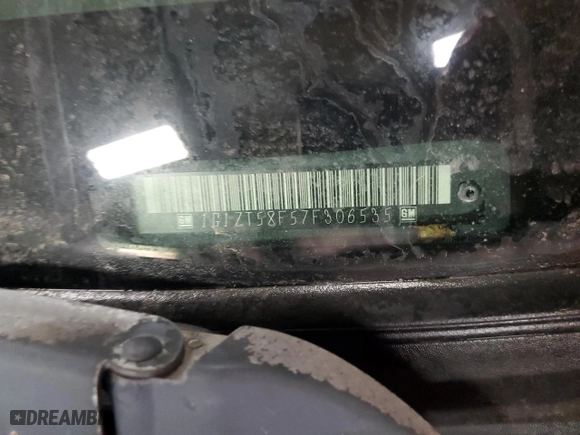 2007 Chevrolet Malibu LT w/1LT with VIN 1G1ZT58F57F306535, listed as a Copart auction lot 44981745 with 166,844 mi miles and Salvage Title. Bid and sale history available at carsss.com. Image 12.
