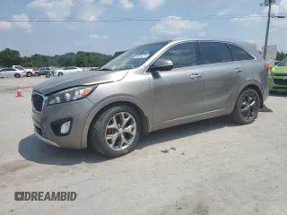 2016 Kia Sorento SX z VIN 5XYPK4A59GG184921, wystawiony jako Copart lot #59216775 z przebiegiem 227 107 mil mil oraz Czysty tytuł • Clean title. Historia ofert i sprzedaży dostępna na DreamBid. Obrazek 1.