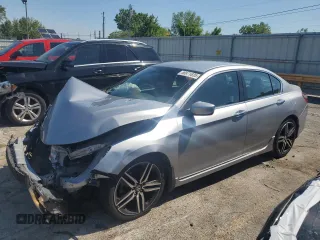 2016 Honda Accord Sport with VIN 1HGCR2F59GA171496, listed as a Copart auction lot 58971835 with 123,640 mi miles and Salvage title. Bid and sale history available at DreamBid. Image 1.
