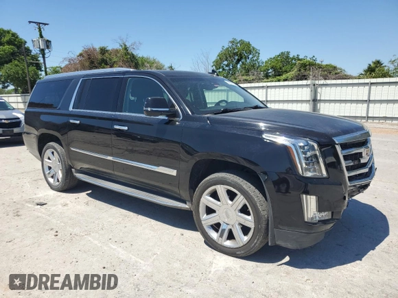 2015 Cadillac Escalade ESV Luxury with VIN 1GYS3SKJ6FR576157, listed as a Copart auction lot 56508125 with 141,133 mi miles and Clean title. Bid and sale history available at DreamBid. Image 4.