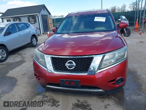 2014 Nissan Pathfinder S with VIN 5N1AR2MM2EC719481, listed as a IAAI auction lot 42041932 with 113,794 mi miles and . Bid and sale history available at DreamBid. Image 12.