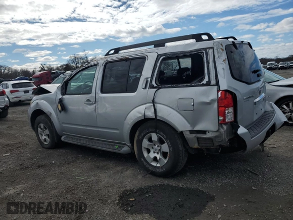 2008 Nissan Pathfinder SE with VIN 5N1AR18B38C658035, listed as a Copart auction lot 48280825 with Not provided miles and Clean title. Bid and sale history available at DreamBid. Image 2.