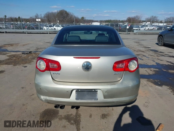 2007 Volkswagen Eos 2.0T with VIN WVWDA71F97V027690, listed as a IAAI auction lot 41625068 with 150,876 mi miles and . Bid and sale history available at DreamBid. Image 16.