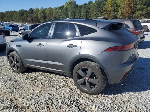 2020 Jaguar E-PACE Checkered Flag Edition with VIN SADF12FX6L1Z87584, listed as a Copart auction lot 77230694 with 78,351 mi miles and Salvage Title. Bid and sale history available at carsss.com. Image 2.