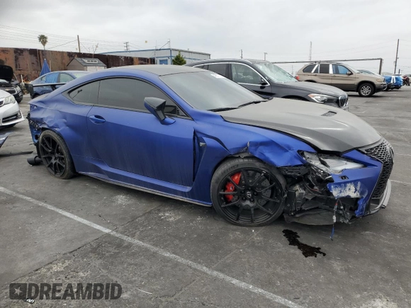 2022 Lexus RC with VIN JTHYP5BCXN5008361, listed as a Copart auction lot 49671335 with 26,096 mi miles and Salvage title. Bid and sale history available at DreamBid. Image 4.