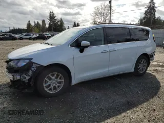 2021 Chrysler Voyager LXi z VIN 2C4RC1DG0MR506578, wystawiony jako Copart lot #50430125 z przebiegiem 87 530 mil mil oraz Szkoda całkowita • Salvage title. Historia ofert i sprzedaży dostępna na DreamBid. Obrazek 1.